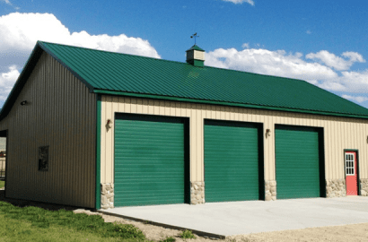 post frame building in West Virginia