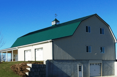 Custom Pole Barn In Kentucky