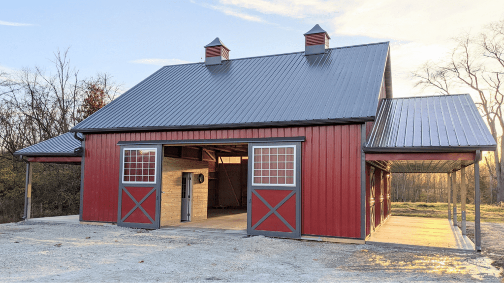 How to Design a Horse Barn You’ll Love MQS Structures Amish Barn
