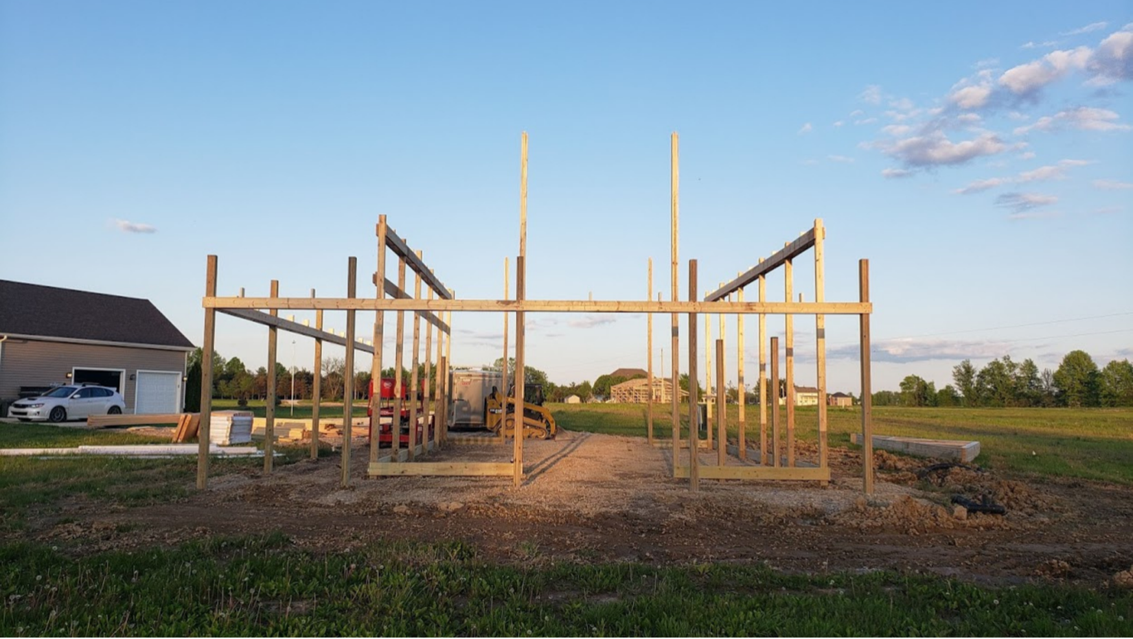 Pole building in Kentucky 