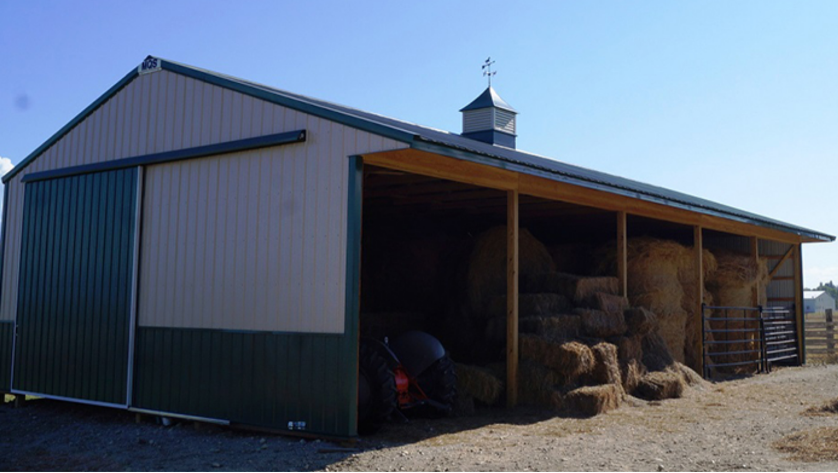 Farm buildings in Morgantown 