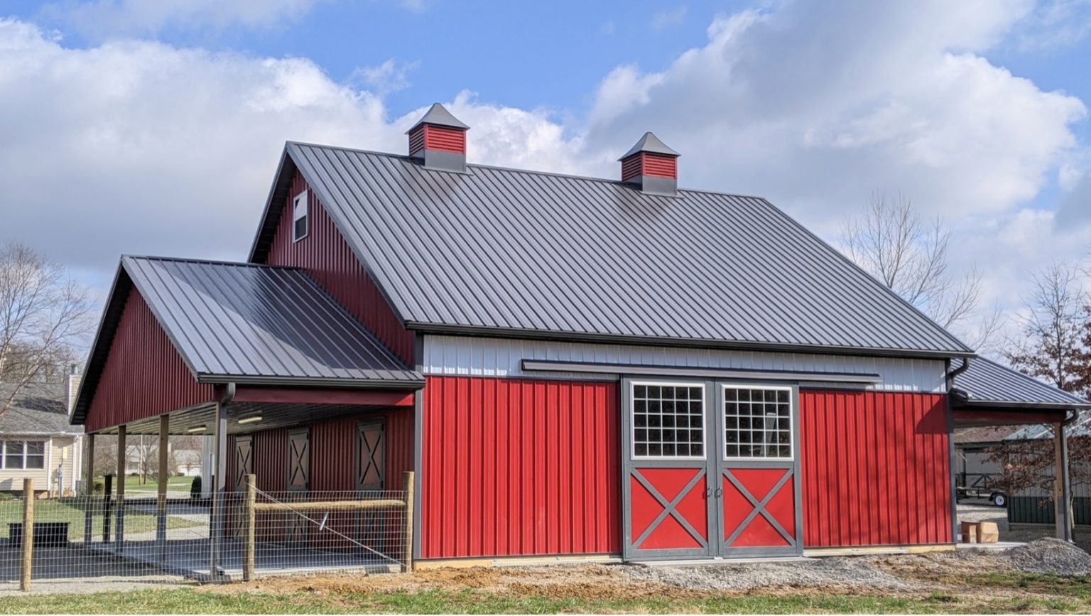 Custom Horse Barn Builders in Kentucky Horse Barns on a Budget MQS Structures Agricultural