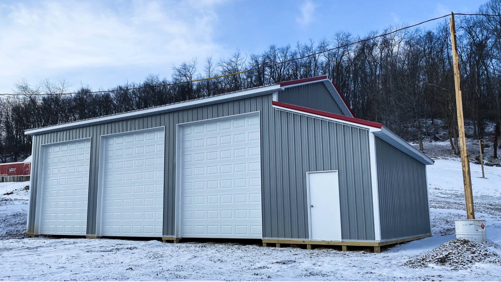 Pole building in West Virginia