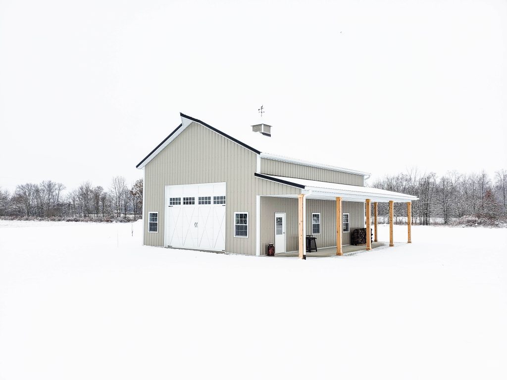 Pole building in Ohio 